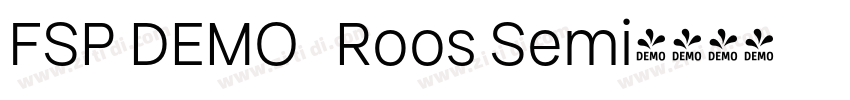 FSP DEMO   Roos Semi字体转换